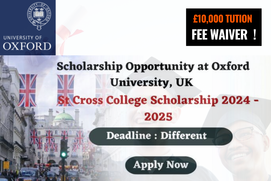 t Cross College Scholarship 2024 | University of Oxford